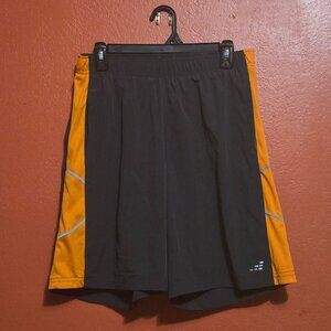 BCG Men’s Training Shorts – Gray/Orange (Size M)